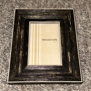 👙Parisian Works 4x6 Distressed Black/Dark Brown Picture Frame